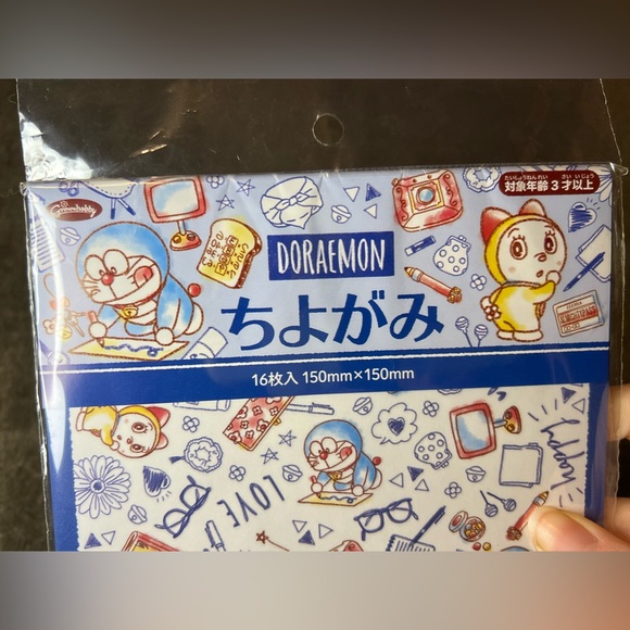 Doraemon Origami Paper Officially Licensed Fujiko-Pro Japan Exclusive Kawaii - Picture 3 of 8